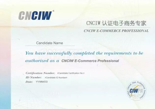 CNCIW认证电子商务专家