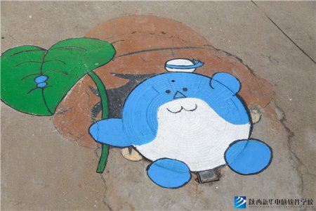 小井盖大创意 涂鸦井盖呆萌可爱狂吸晴